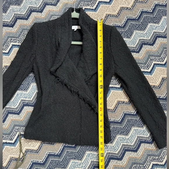 Iro Women's Black Textured Jacket - Picture 3 of 7